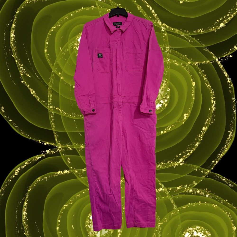 Wildfang Pink Jumpsuit Workwear Coveralls- Comfy!